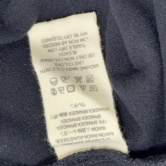 FREE PEOPLE Women's Skirt Black Knit Straight Column Bodycon Midi Pull-on Size M - Picture 6 of 11